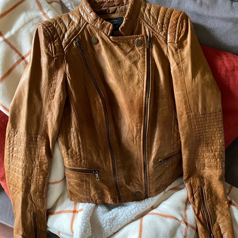 Zara Trafaluc Leather Jacket
